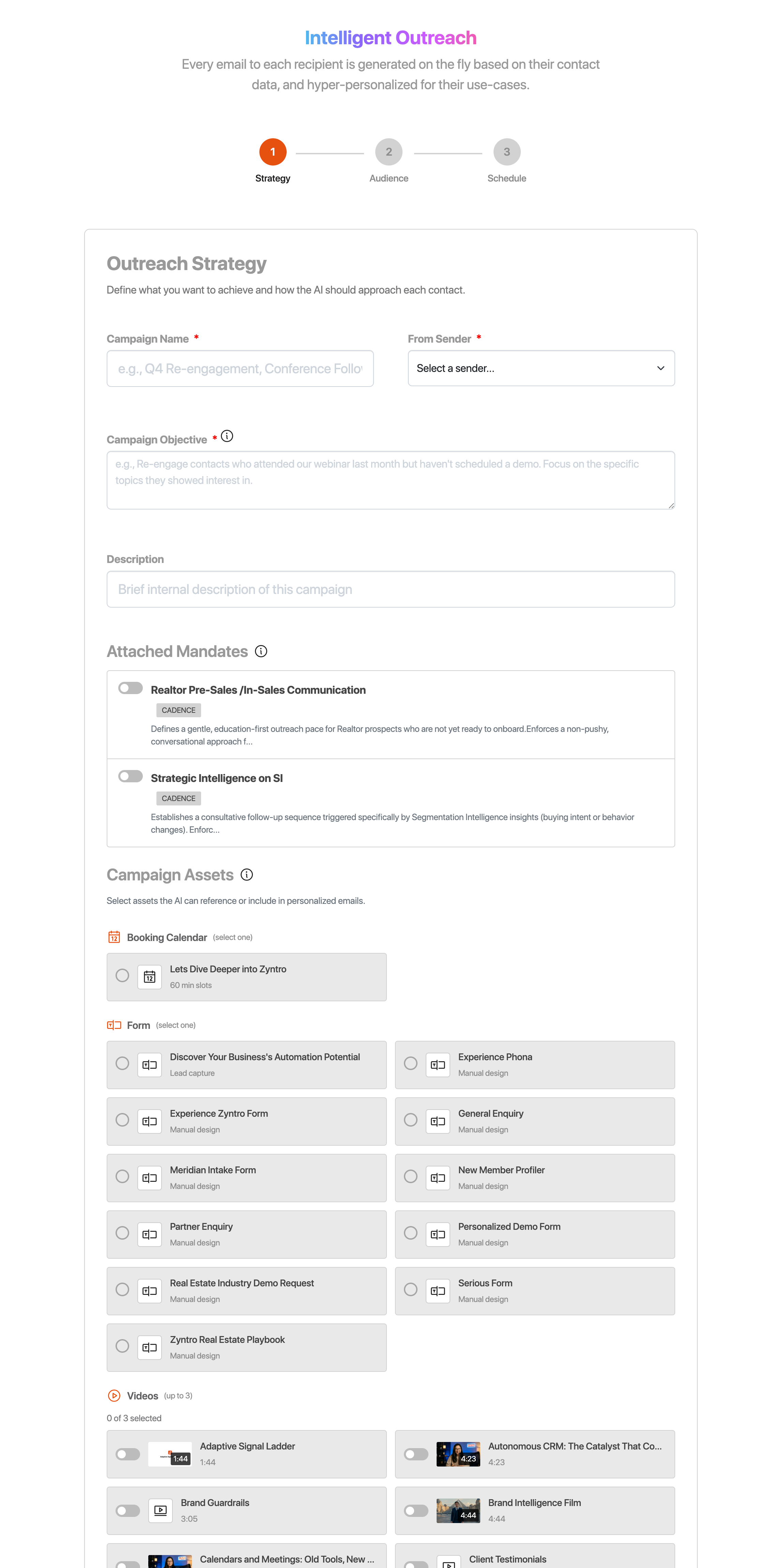 Define the strategy (Step 1: Strategy)